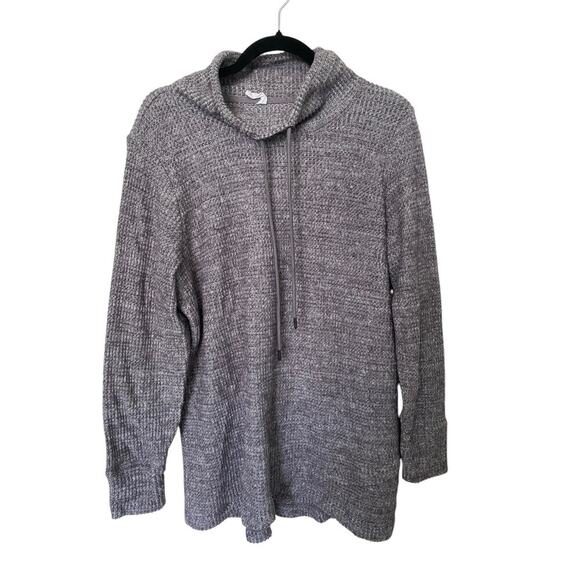 Ideology Cowl-Neck Tulip-Hem Top Deep Charcoal Athleisure Casual Women 2X - Picture 3 of 9